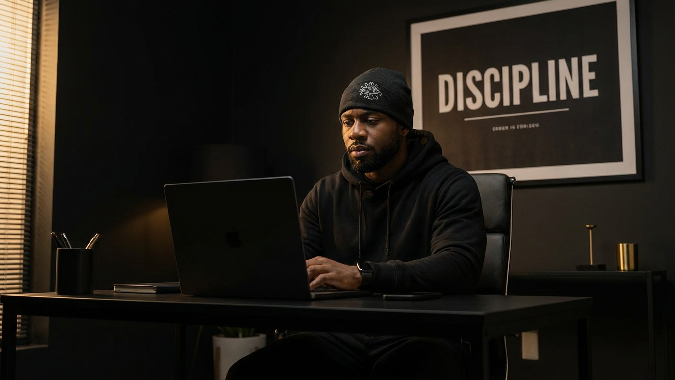 Discipline collection — premium motivational wall art for focus and high performance